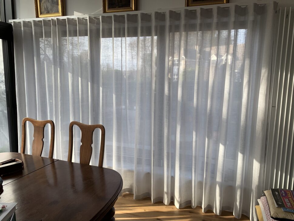 Wave curtain handmade to measure at Quaint Interiors
